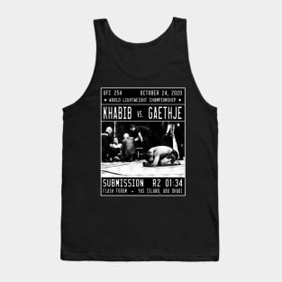 Khabib vs Gaethje UFC 254 Tank Top